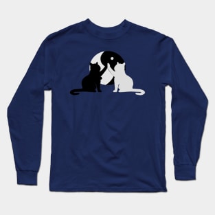 Yin yang cat Long Sleeve T-Shirt